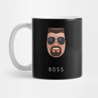 Big Bossman Head (with Text) Mug